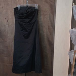 Little black strapless dress